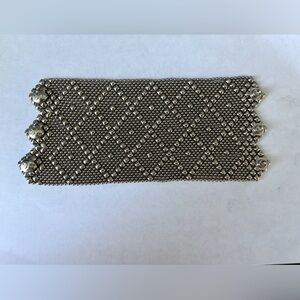 Sergio Guttierez Liquid Metal Silver Mesh Bracelet